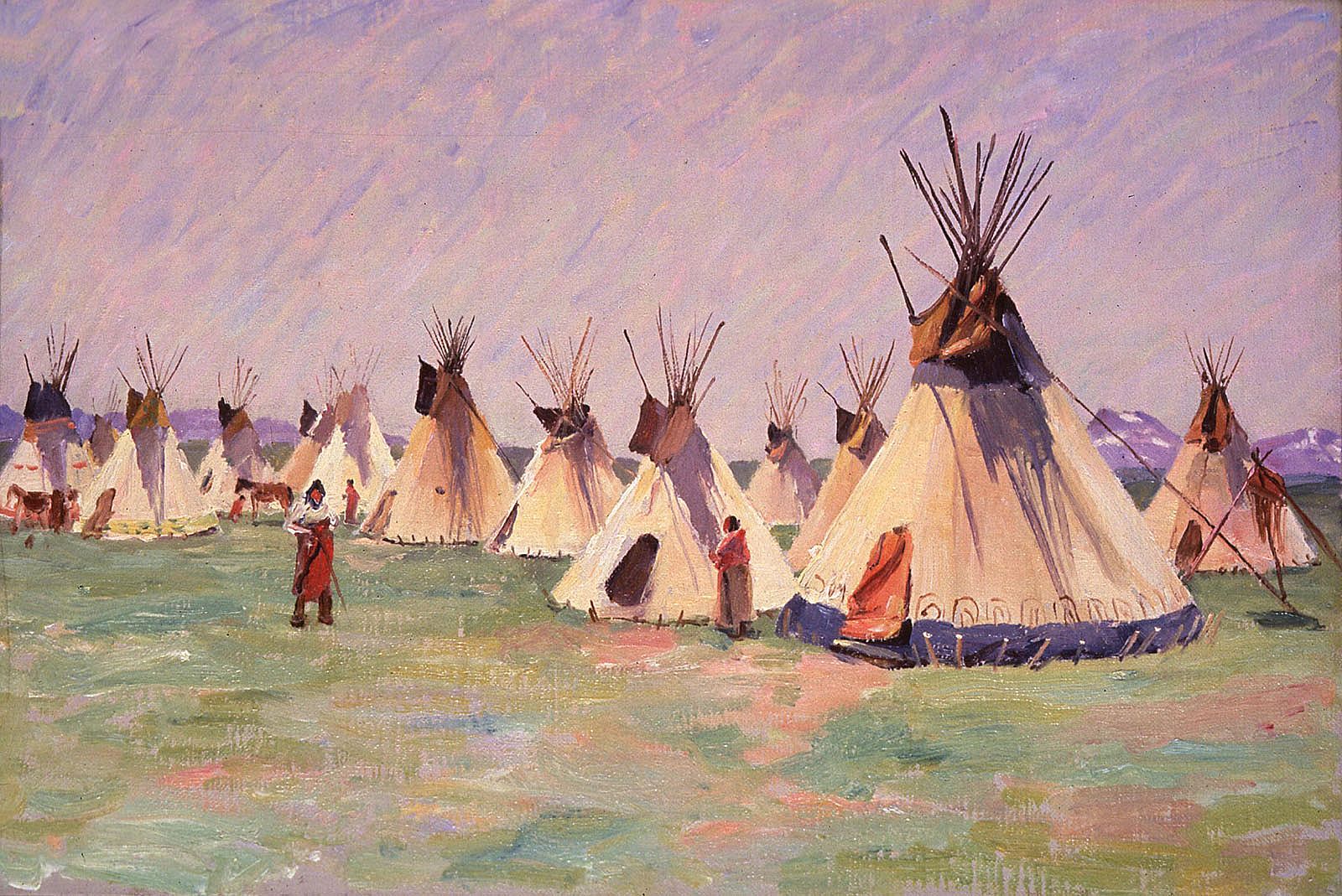 Tepees on the Prairie